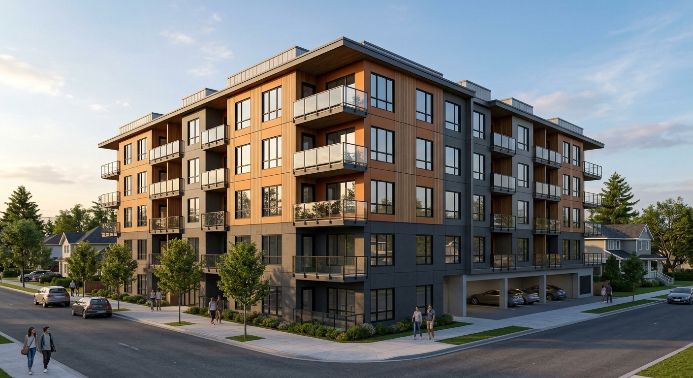 Howard Street Residential — Duncan, BC architectural rendering